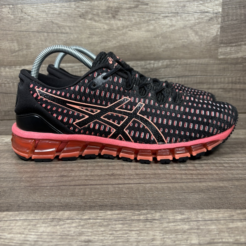 Asics Gel-Quantum 360 Black Pink Womens US Size 6.5 EUR 41.5 T7E7N Running Shoes